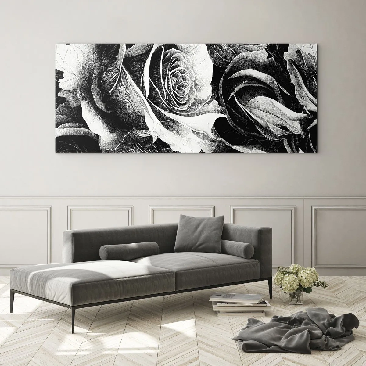Impression sur verre - Image sur verre - Toujours une reine - 90x30 cm