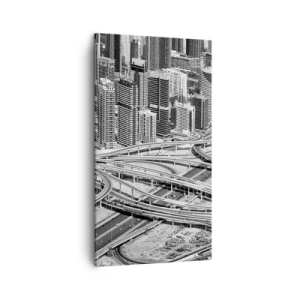 Impression sur toile - Image sur toile - Dubaï - la ville impossible - 45x80 cm