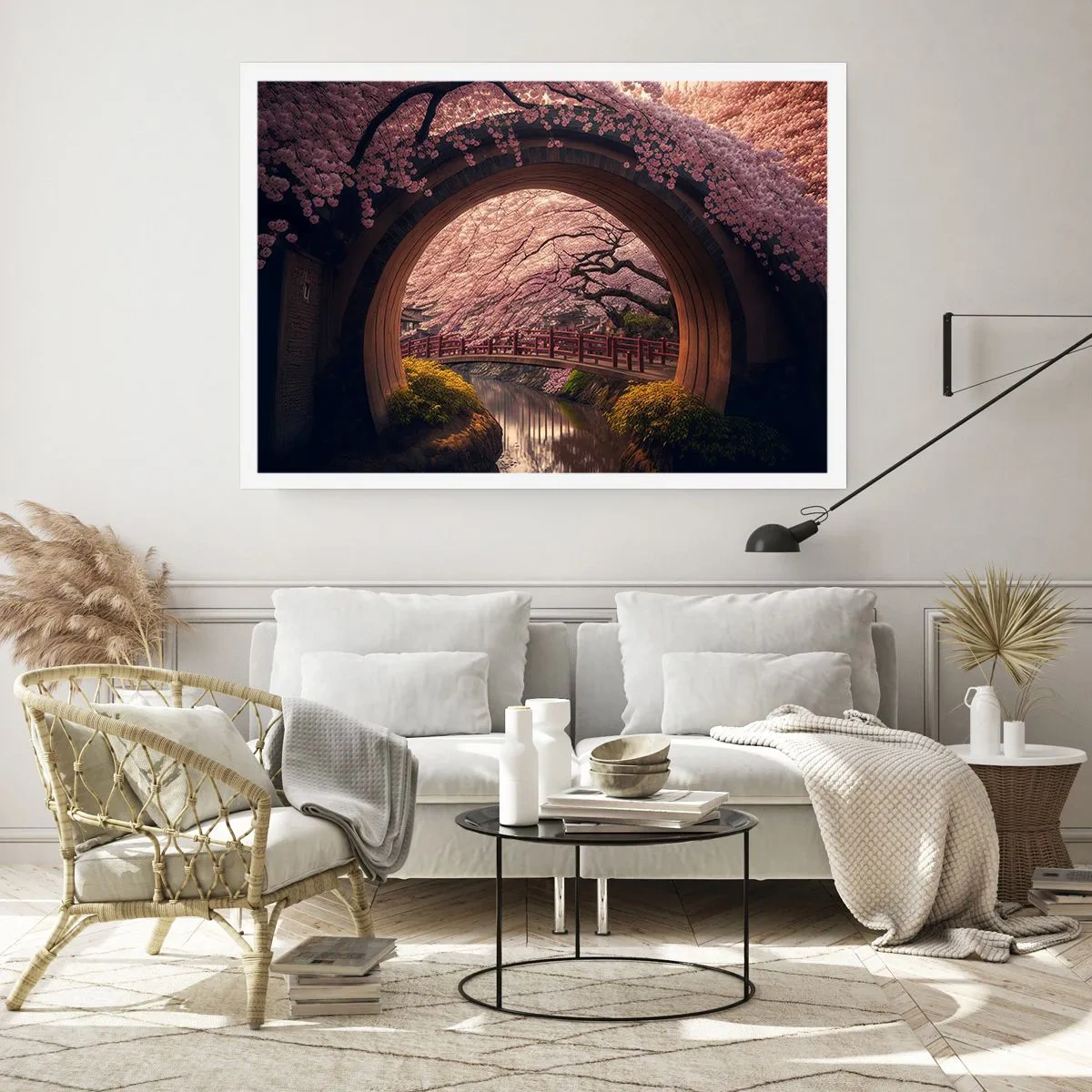 Affiche - Poster - Printemps japonais - 91x61 cm