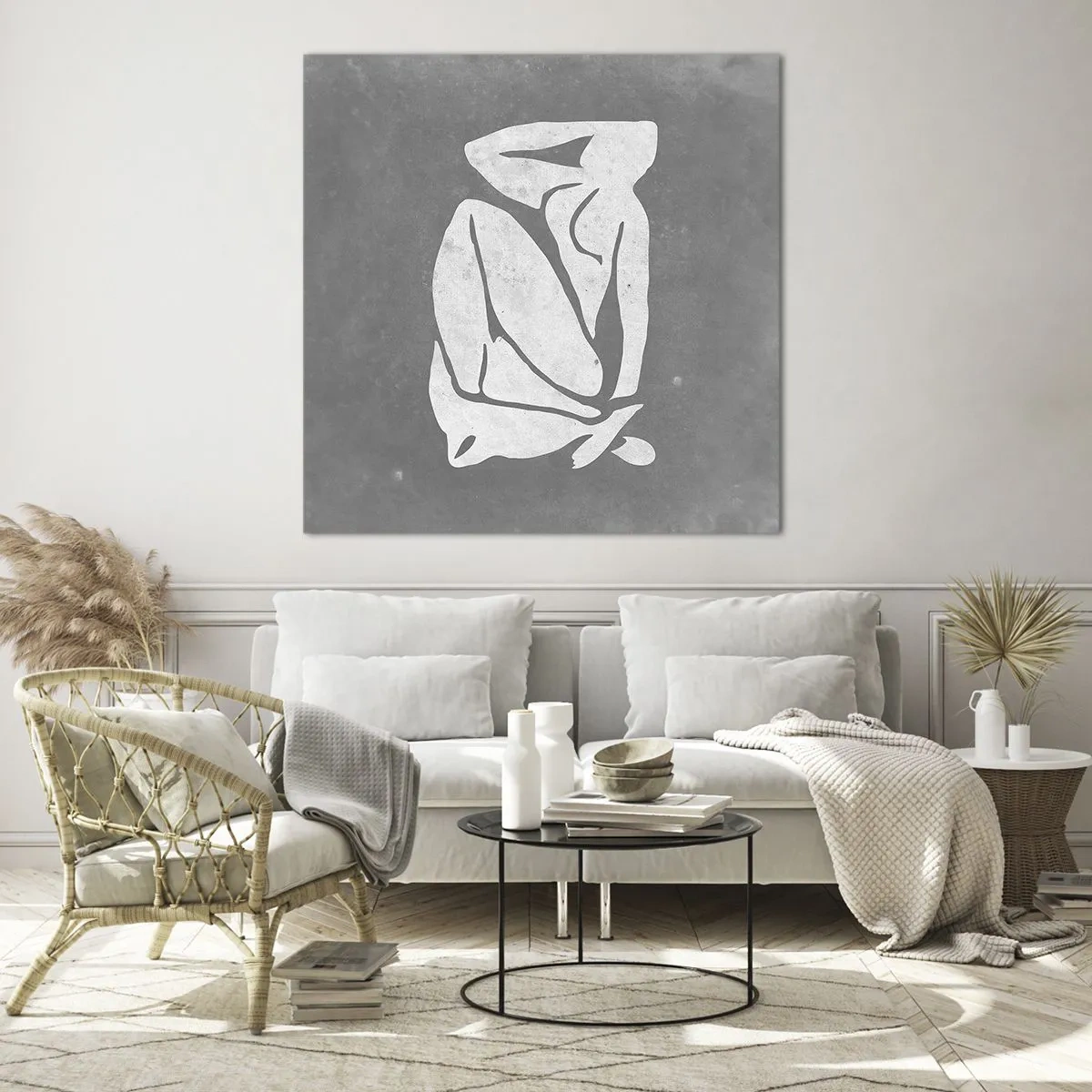 Impression sur verre - Image sur verre - En pensée - 50x50 cm