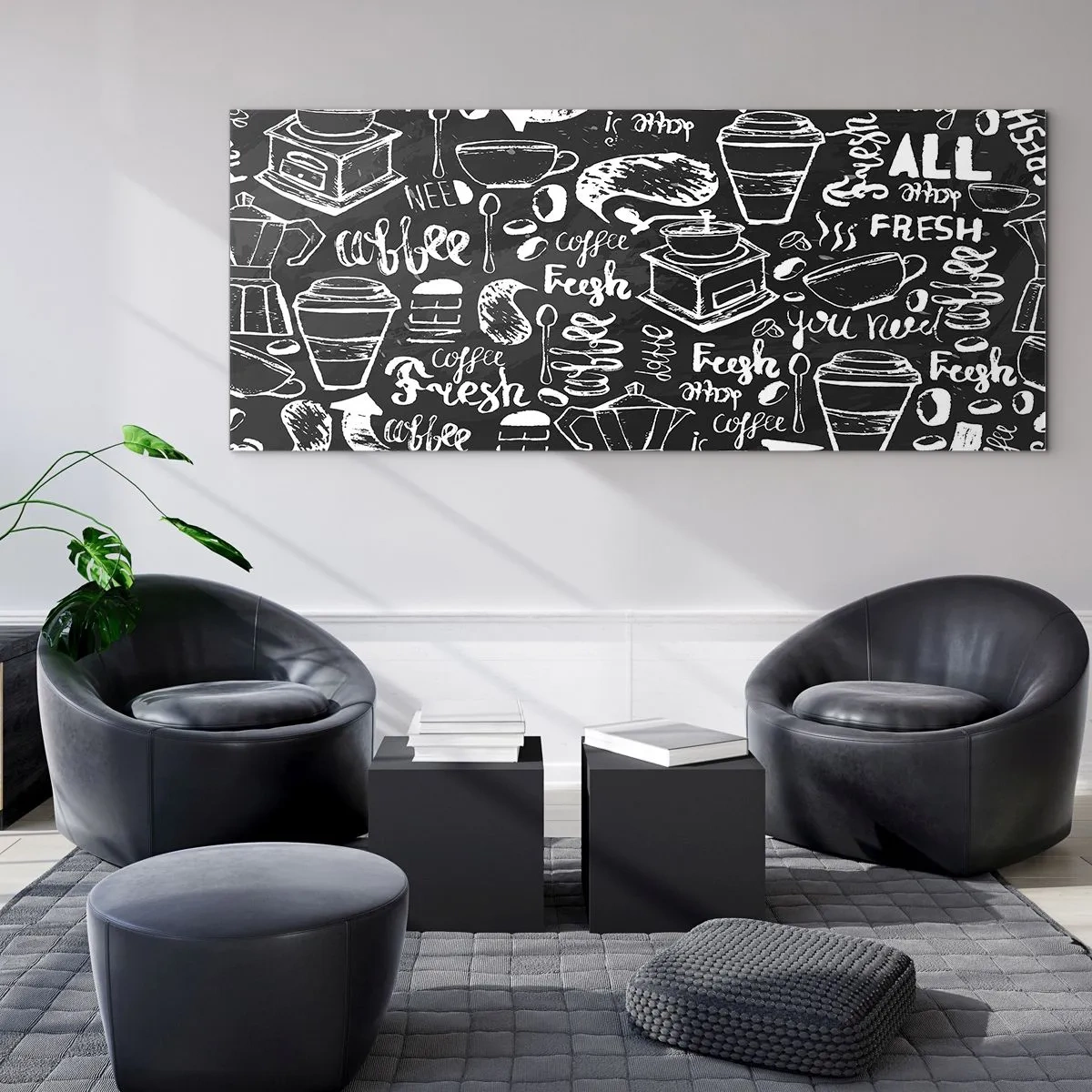 Impression sur verre - Image sur verre - Tout ce dont tu as besoin c'est… - 100x40 cm