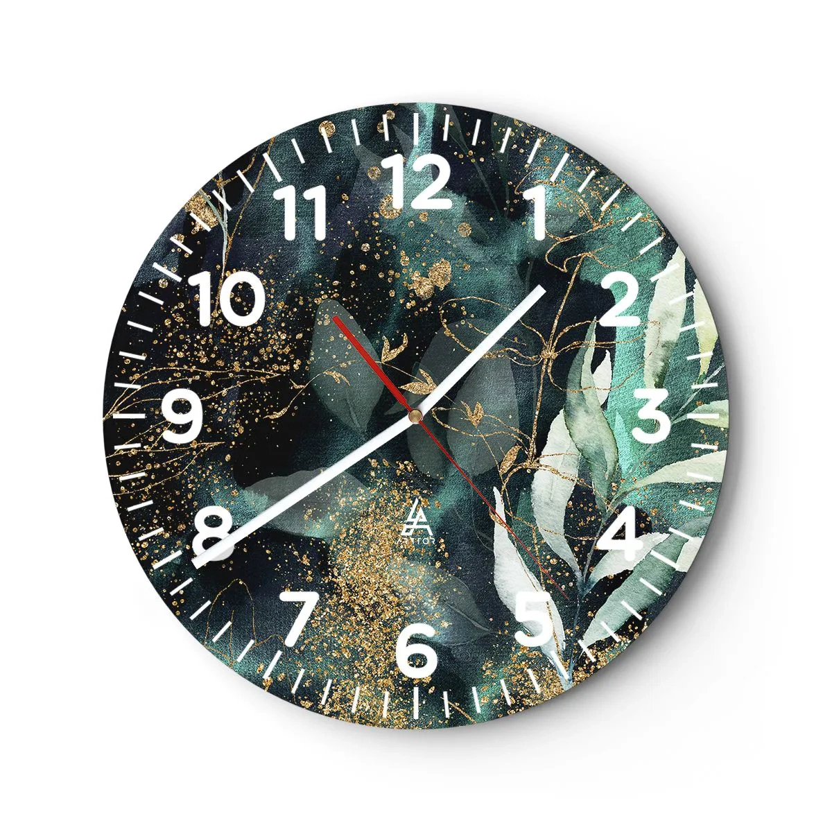 Horloge murale - Pendule murale - Jardin magique - 40x40 cm