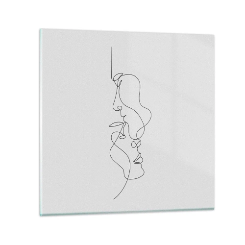 Impression sur verre - Image sur verre - Chaleur de désir renaissant - 40x40 cm