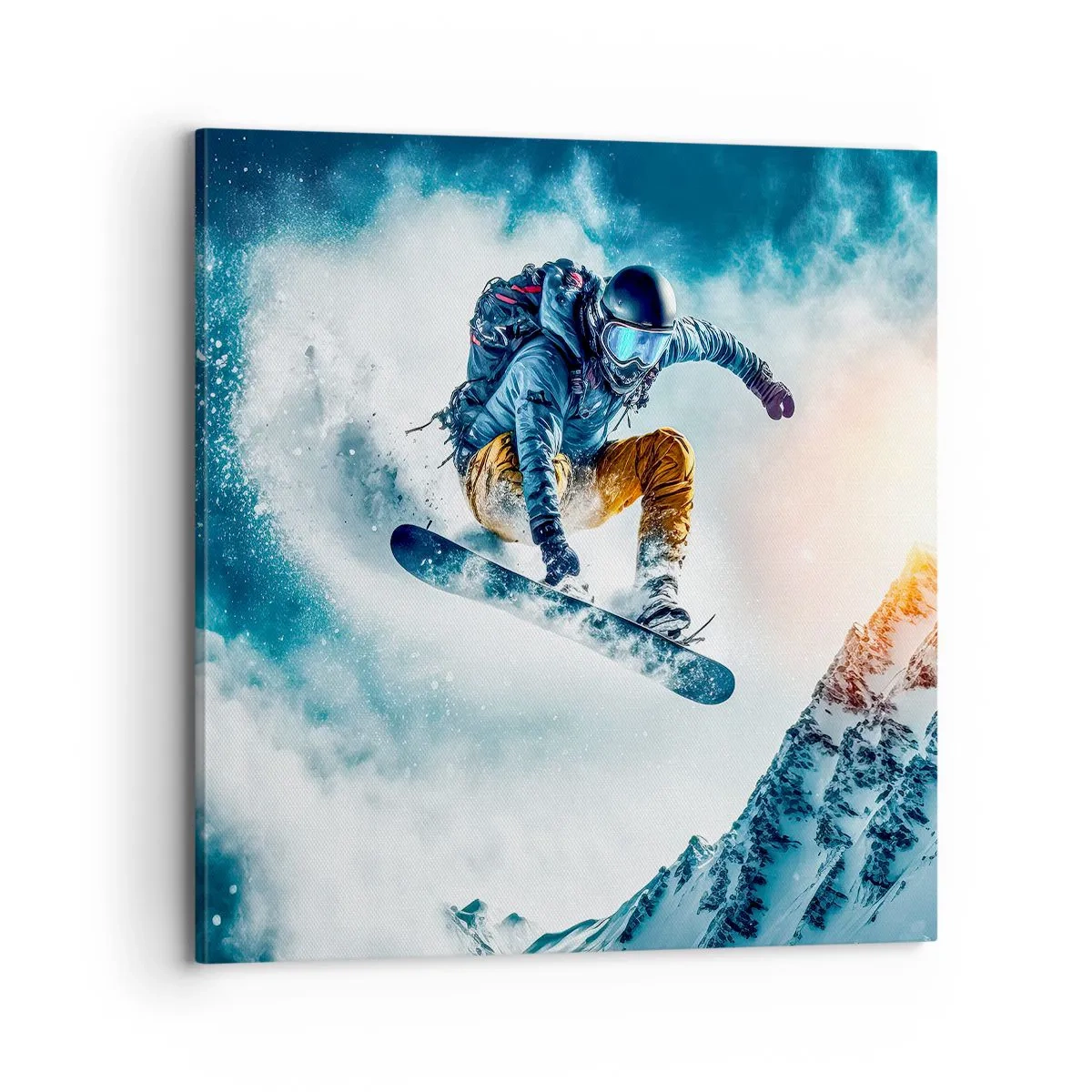 Impression sur toile - Image sur toile - Des émotions extrêmes - 70x70 cm