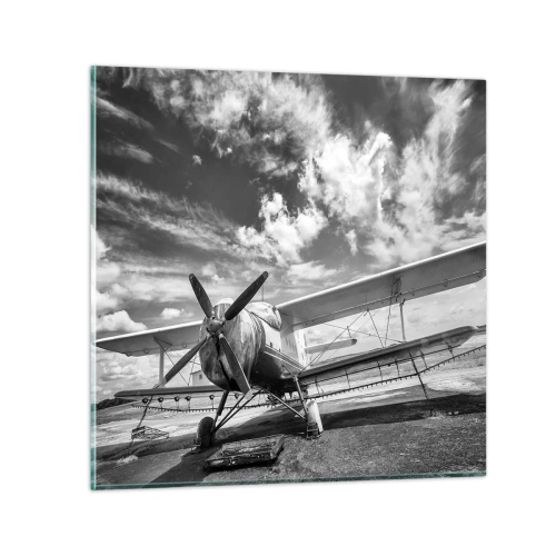 Impression sur verre - Image sur verre - Je suis impatient! - 70x70 cm