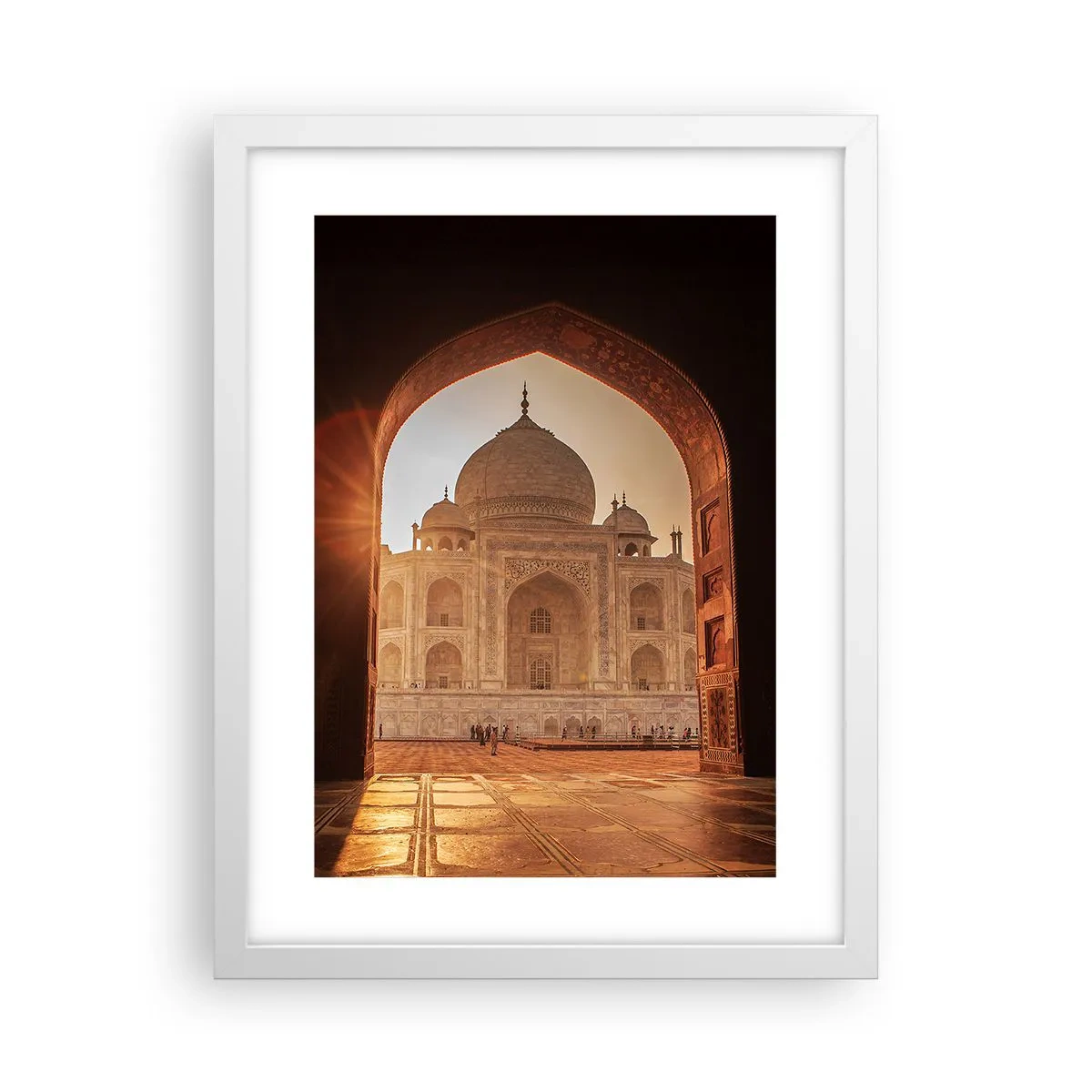 Affiche dans un cadre blanc - Poster - Un monument à l'amour surnaturel - 30x40 cm