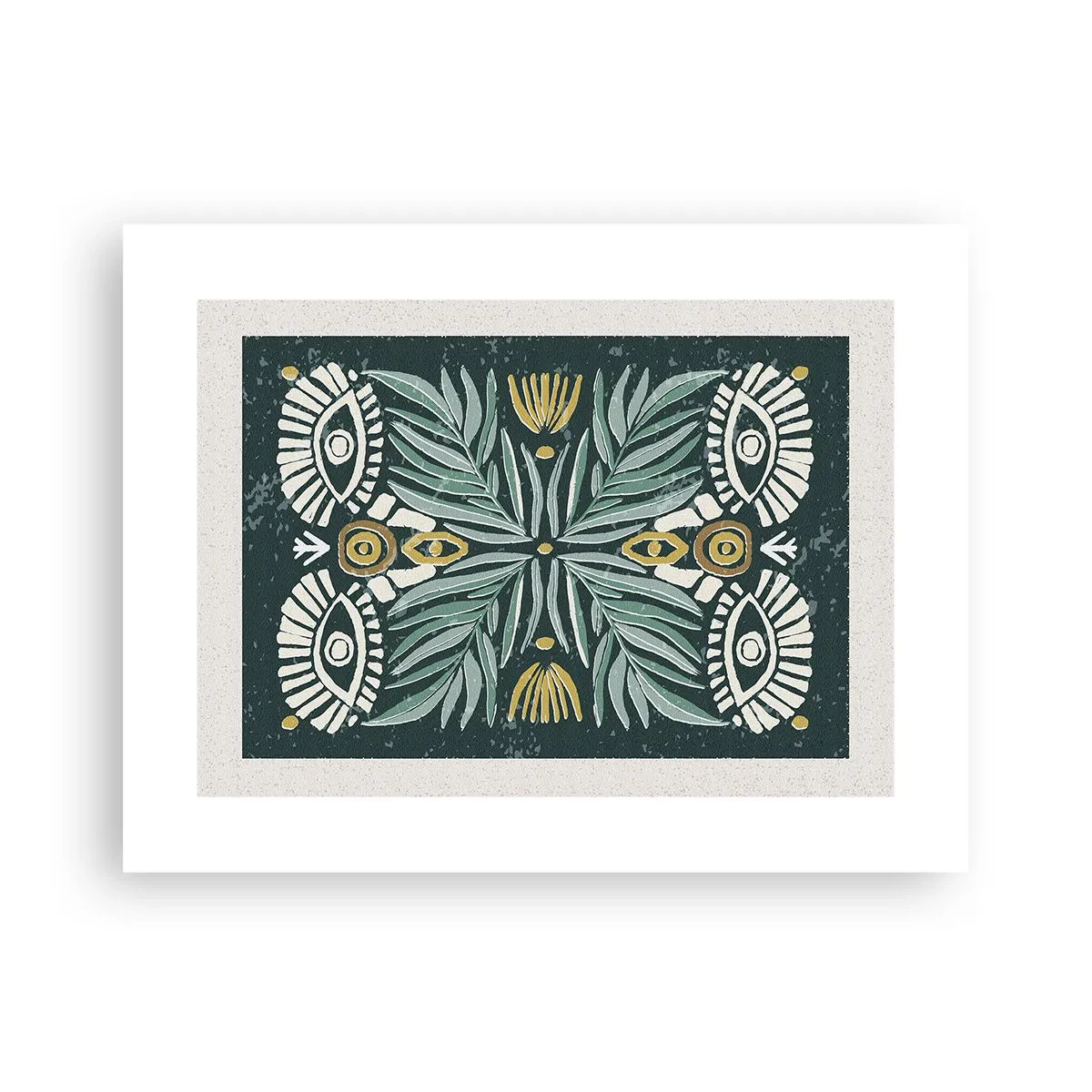 Affiche - Poster - Comme une découpe folklorique - 40x30 cm