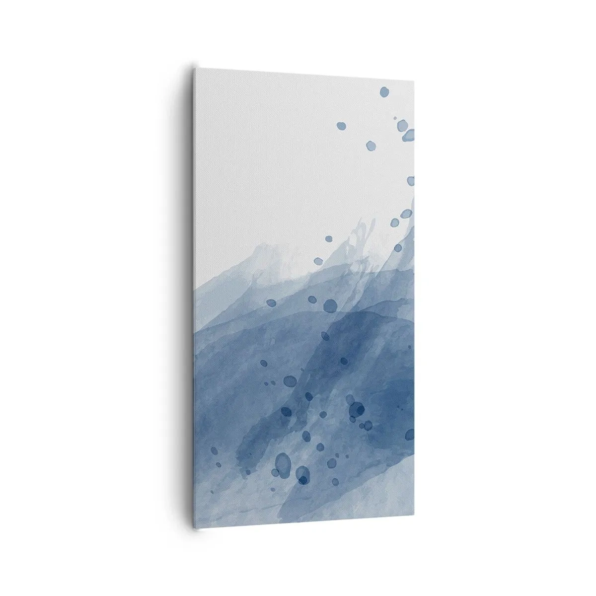 Impression sur toile - Image sur toile - Tulle bleu - 65x120 cm