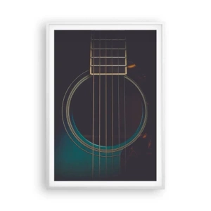 Affiche dans un cadre blanc - Poster - Le calme avant la tempête - 70x100 cm