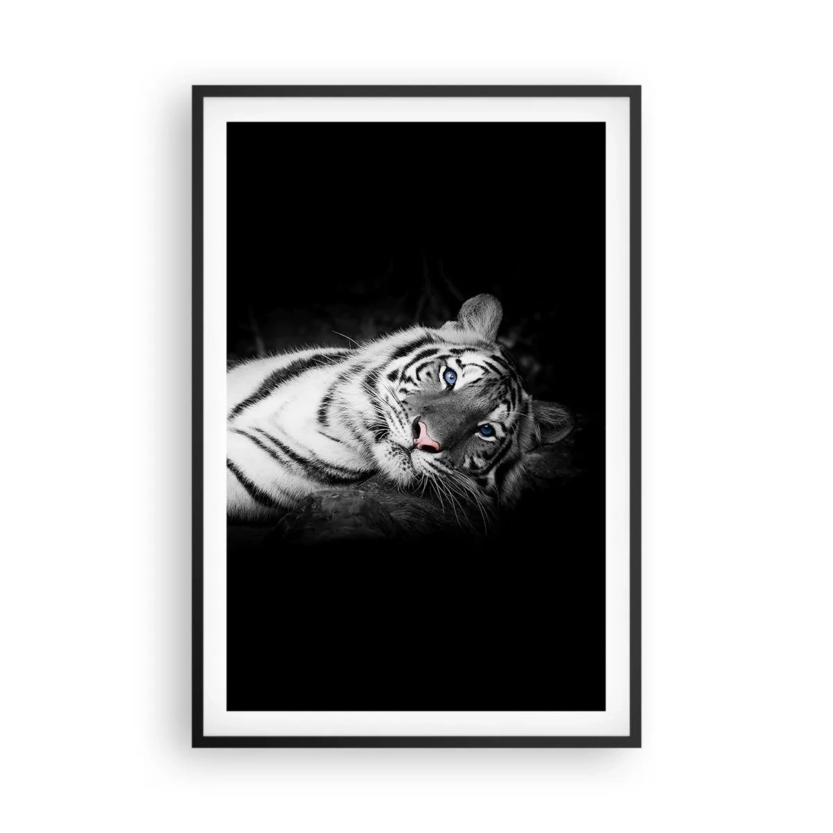 Affiche dans un cadre noir - Poster - Sauvagerie et paix - 61x91 cm