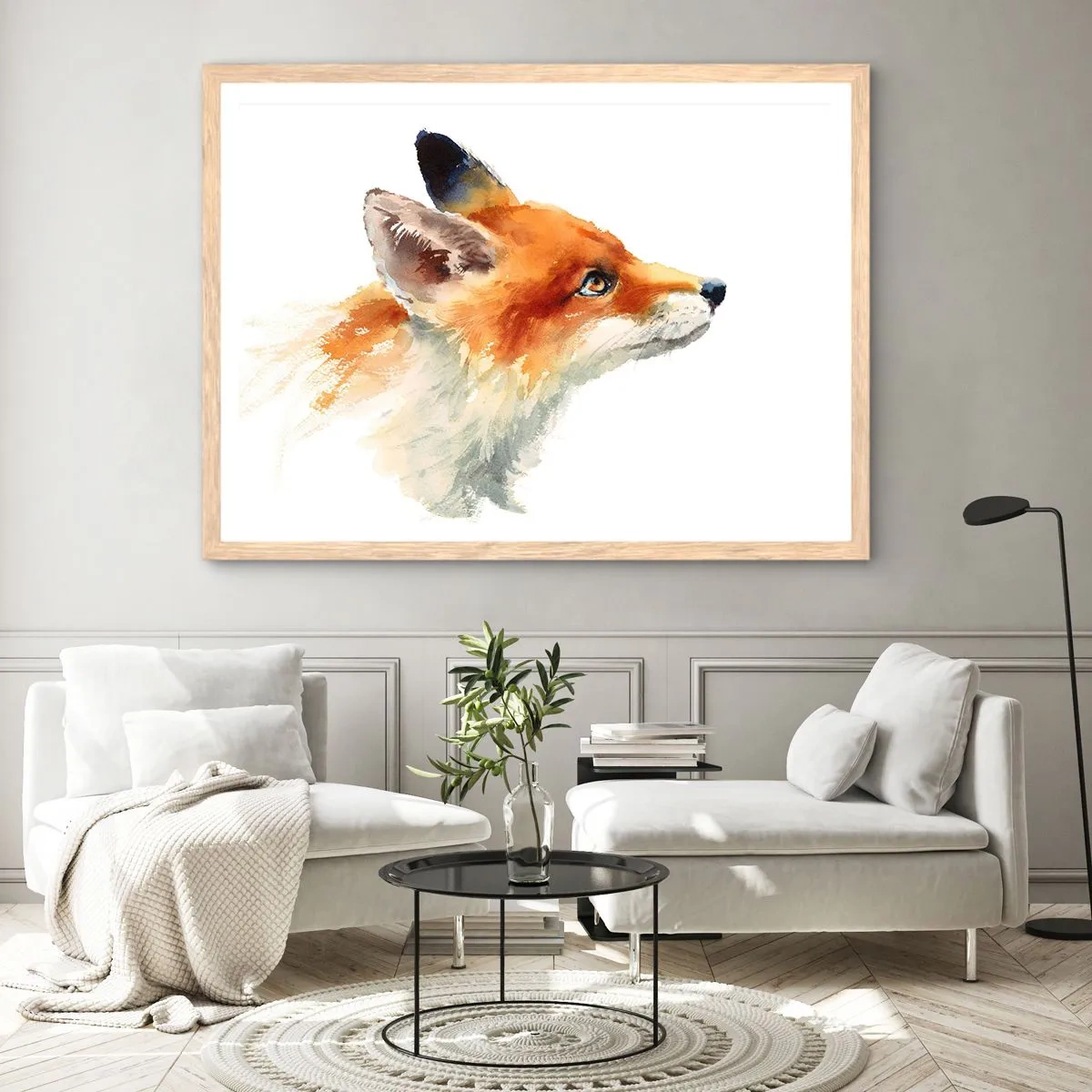 Affiche dans un chêne clair - Poster - Vous ne pouvez jamais être trop prudent - 40x30 cm