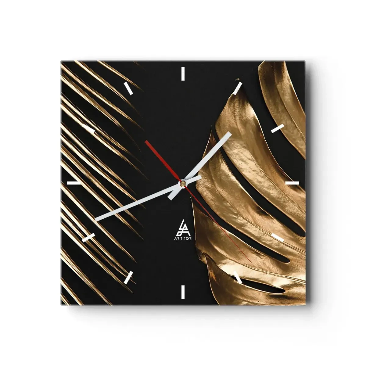 Horloge murale - Pendule murale - Différent et tout aussi cher - 40x40 cm