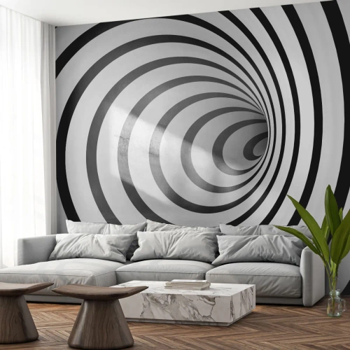 Papier Peint Autocollant Deluxe Sticker - Tu ne peux pas y résister aussi ? - Abstraction, 3D, Vortex - 200x140 cm