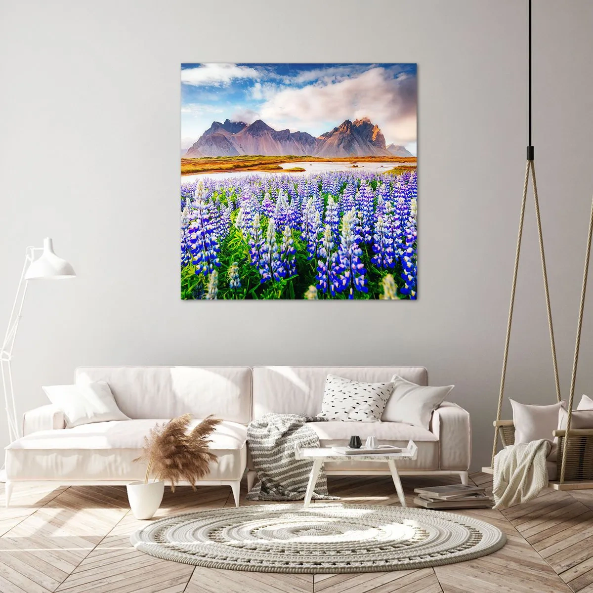 Impression sur toile - Image sur toile - La force et l'austérité côtoient la douceur - 60x60 cm