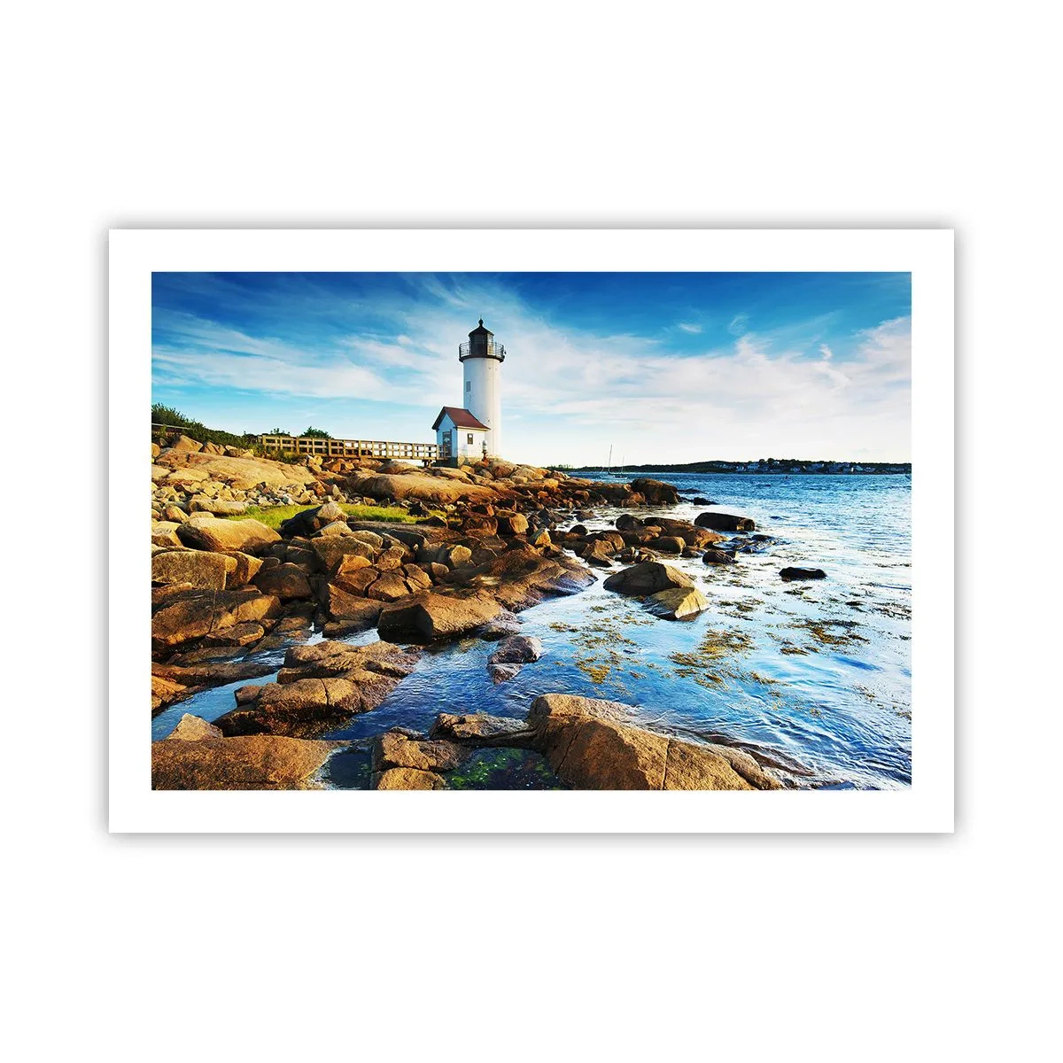 Affiche - Poster - Revenez heureux, j'attends - 70x50 cm