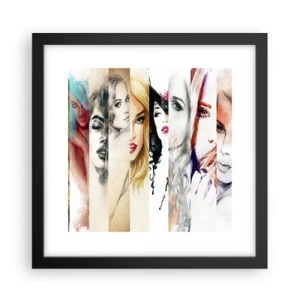 Affiche dans un cadre noir - Poster - Et c'est toujours TOI - 30x30 cm