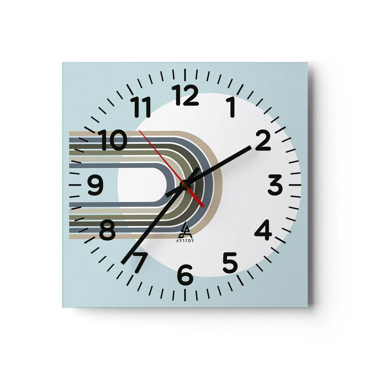 Horloge murale - Pendule murale - Attraction irrésistible - 30x30 cm