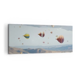 Impression sur toile - Image sur toile - Ici, tout est possible - 100x40 cm