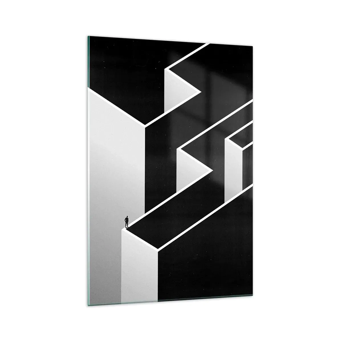 Impression sur verre - Image sur verre - La solitude au sommet - 70x100 cm