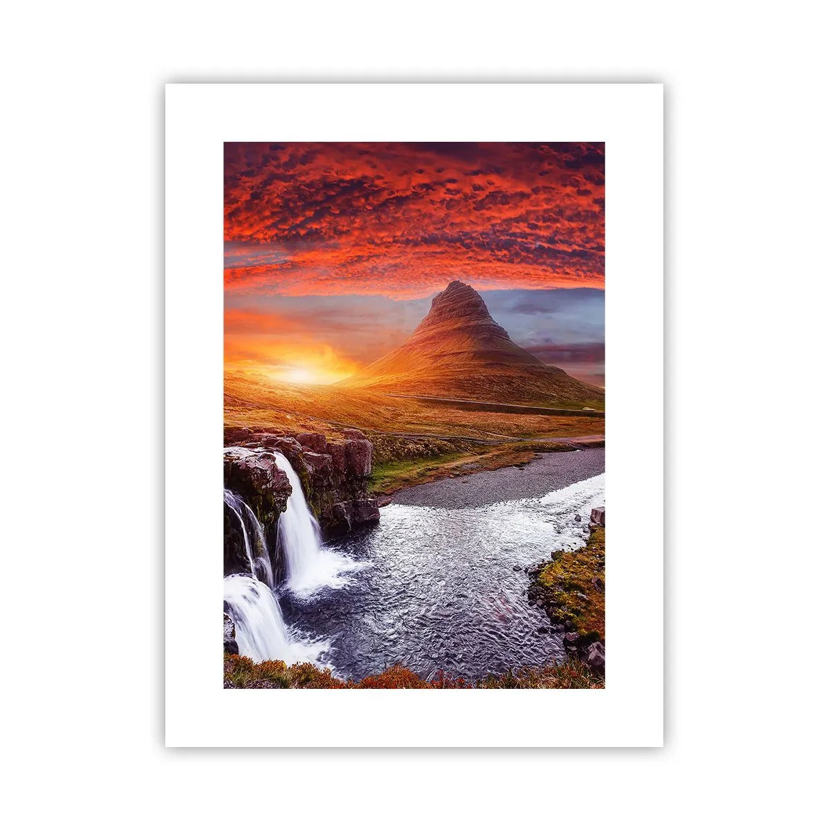 Affiche - Poster - Vue de la terre du milieu - 30x40 cm