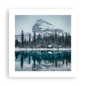 Affiche - Poster - Retraite canadienne - 40x40 cm