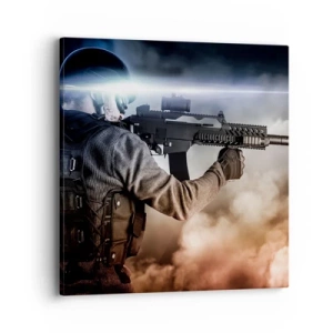 Impression sur toile - Image sur toile - Tout simplement un héros - 40x40 cm