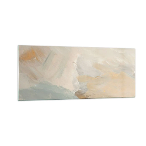 Impression sur verre - Image sur verre - Abstraction – le pays de la douceur - 100x40 cm