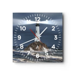 Horloge murale - Pendule murale - I… i… ici ! - 30x30 cm