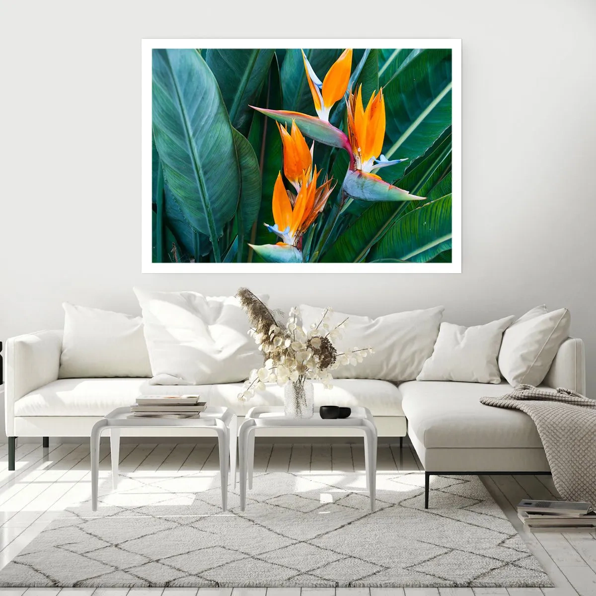 Affiche - Poster - Est-ce une fleur, est-ce un oiseaux? - 91x61 cm