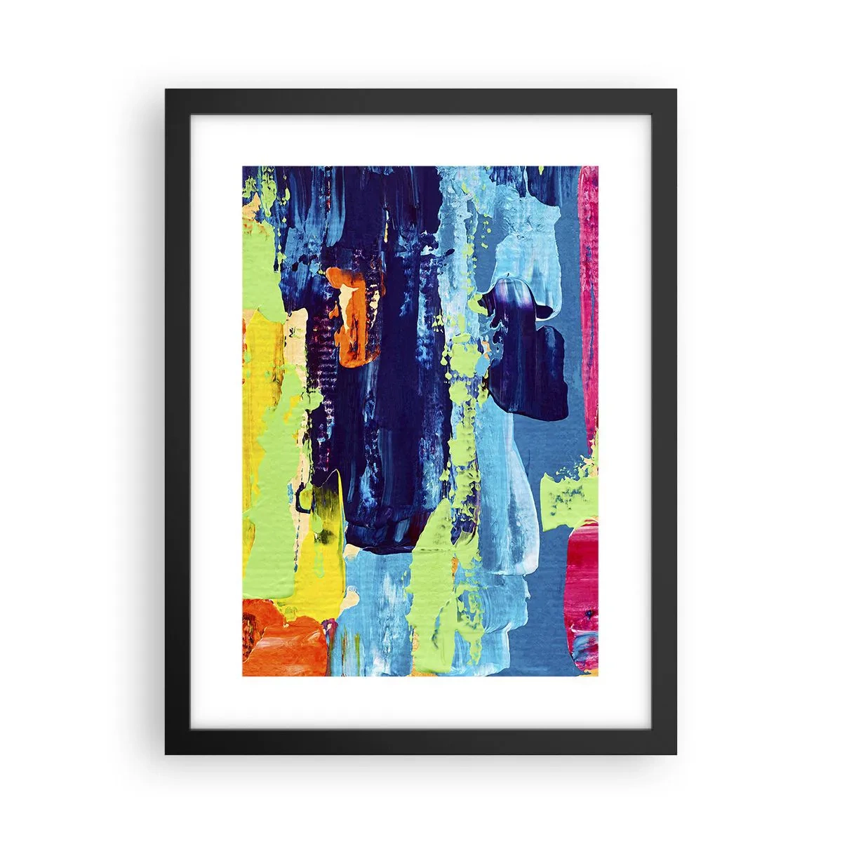 Affiche dans un cadre noir - Poster - La vie est belle! - 30x40 cm