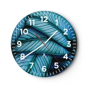 Horloge murale - Pendule murale - Lignes de vie - 30x30 cm