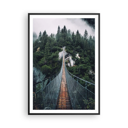 Affiche dans un cadre noir - Poster - Uniquement pour les aigles - 70x100 cm