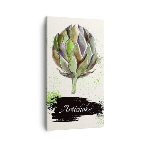 Impression sur toile - Image sur toile - Vive les légumes! - 45x80 cm