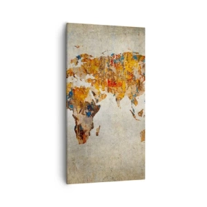 Impression sur toile - Image sur toile - Un monde vraiment immense - 55x100 cm