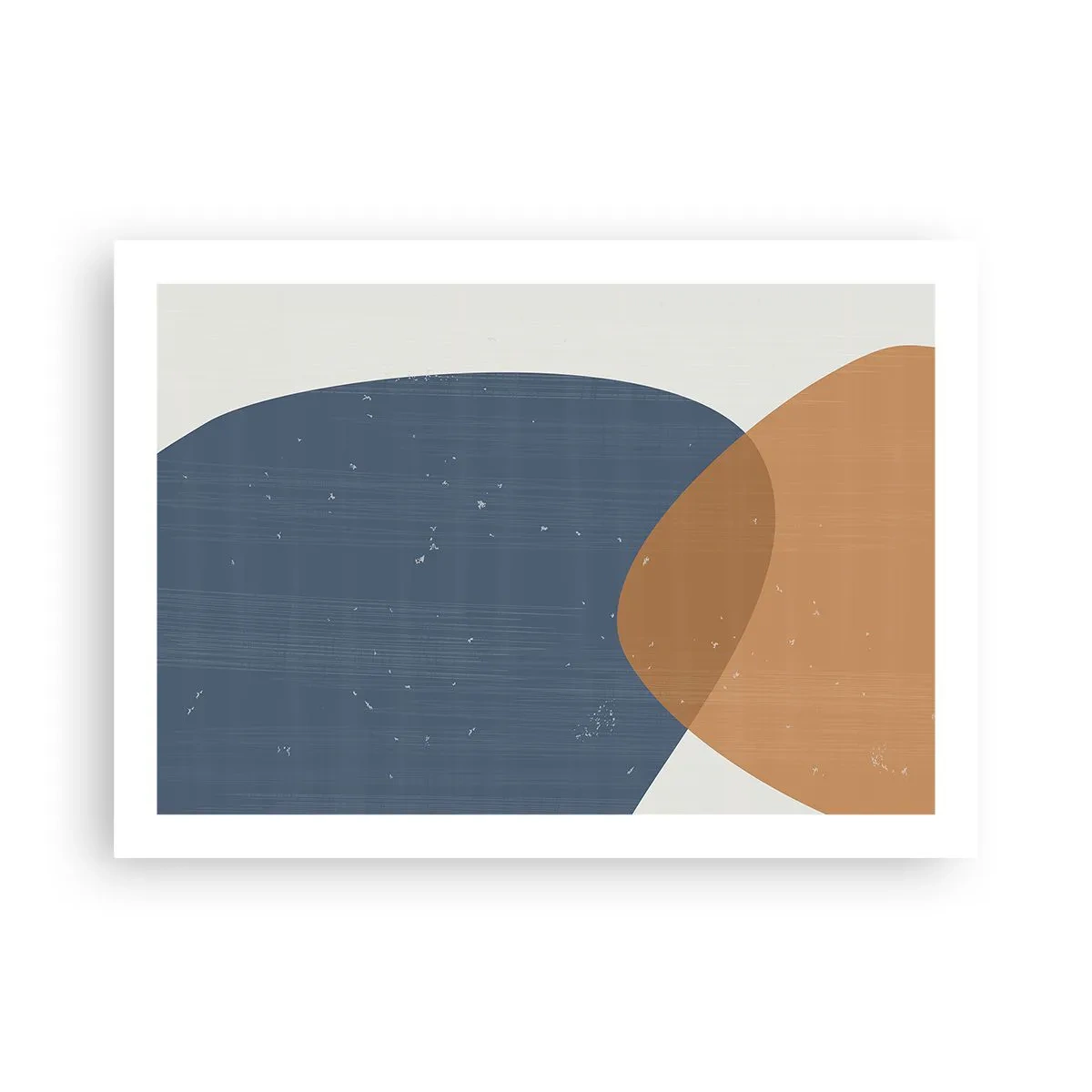 Affiche - Poster - Ovales et influences - 70x50 cm