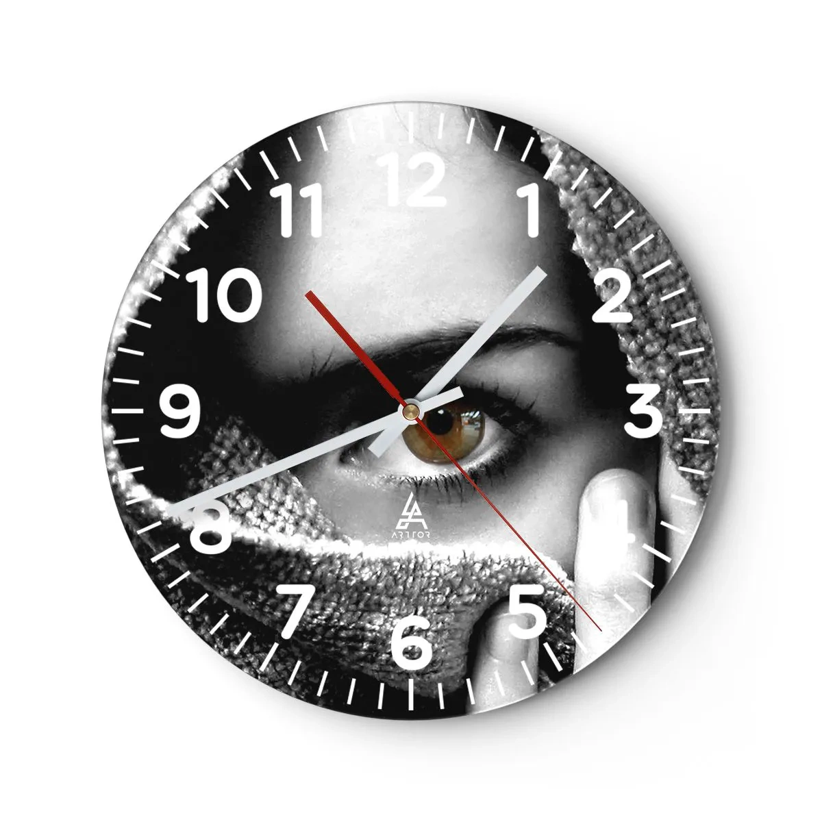 Horloge murale - Pendule murale - Apprenez le secret - 30x30 cm