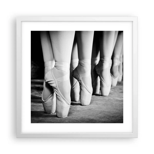 Affiche dans un cadre blanc - Poster - Ensemble, simple - 40x40 cm