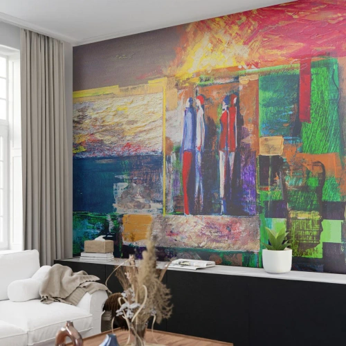 Papier Peint Autocollant Deluxe Sticker - Relations et émotions - Abstraction, Personnes, Morceau - 350x256 cm