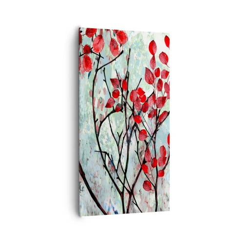 Impression sur toile - Image sur toile - Arbre en écarlate - 65x120 cm