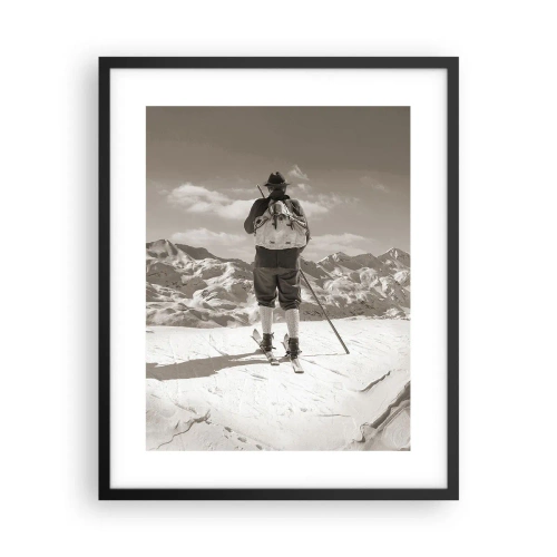 Affiche dans un cadre noir - Poster - Toutes les mêmes ces montagnes - 40x50 cm