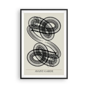 Affiche dans un cadre noir - Poster - C'est venu spontanément - 61x91 cm