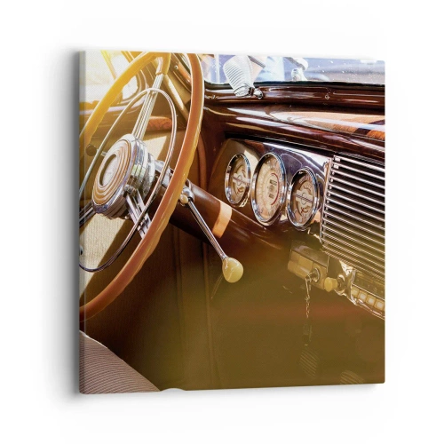 Impression sur toile - Image sur toile - Souffle de luxe venu du passé - 40x40 cm