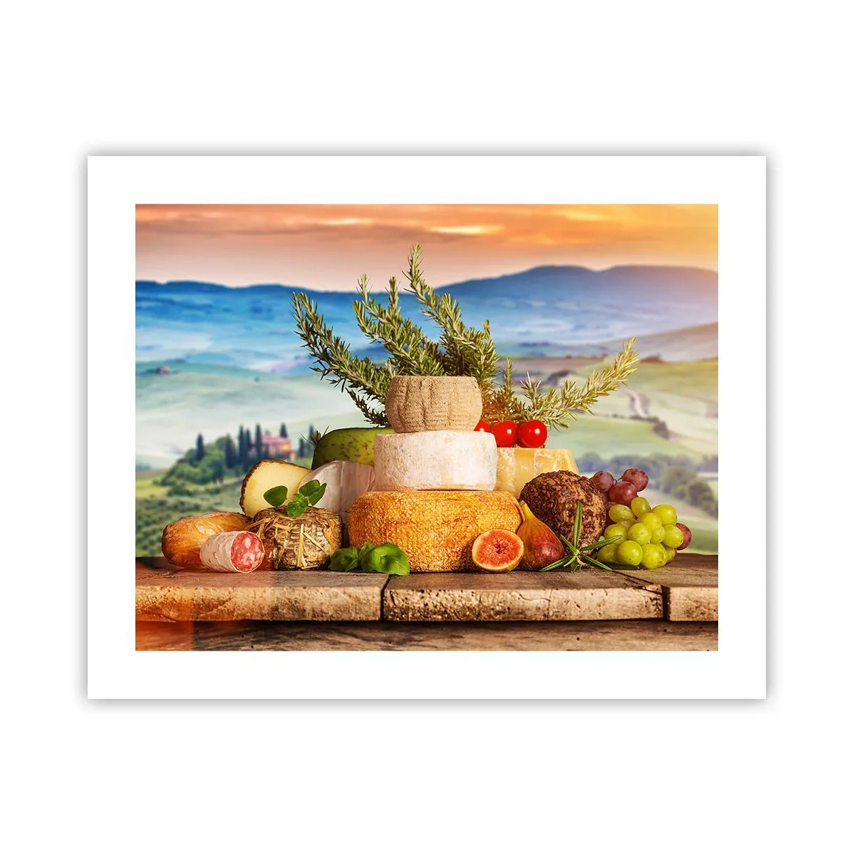 Affiche - Poster - La joie de vivre à l'italienne - 50x40 cm