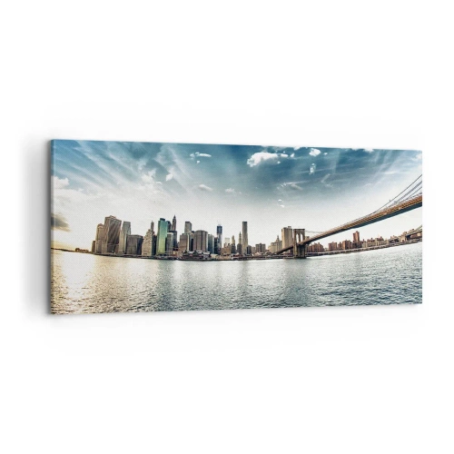 Impression sur toile - Image sur toile - L'île de verre - 100x40 cm