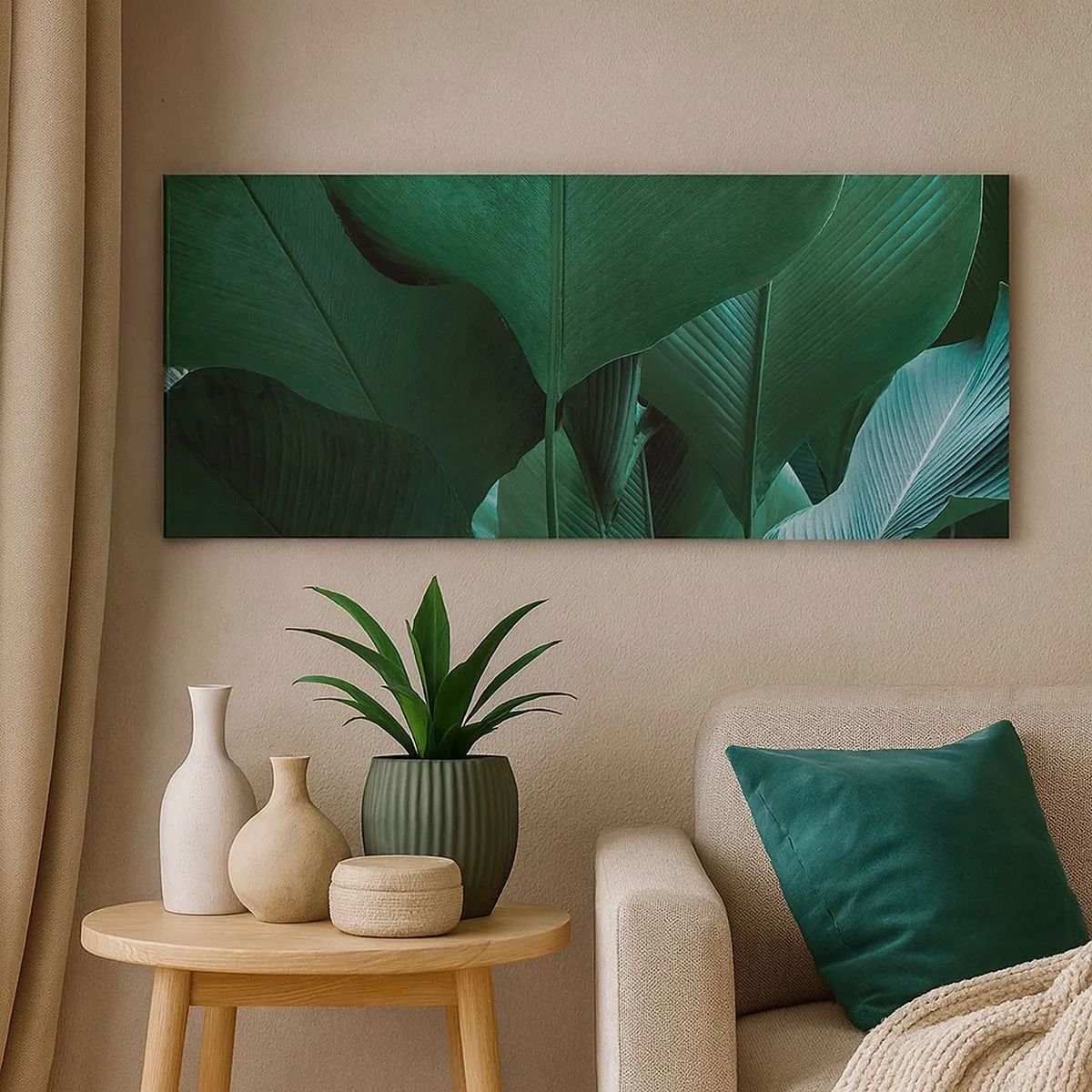 Impression sur toile - Image sur toile - Tourné vers la lumière - 100x40 cm