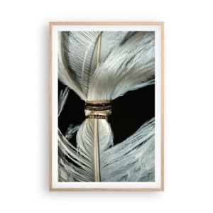 Affiche dans un chêne clair - Poster - ... et je ne te laisserai pas ... - 61x91 cm