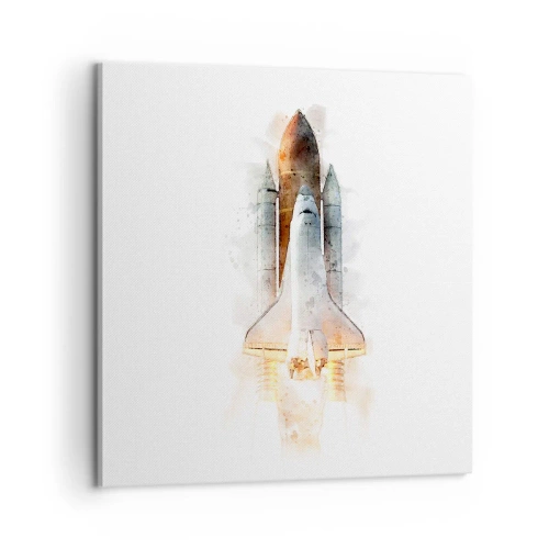 Impression sur toile - Image sur toile - Des explorateurs pour commencer - 60x60 cm