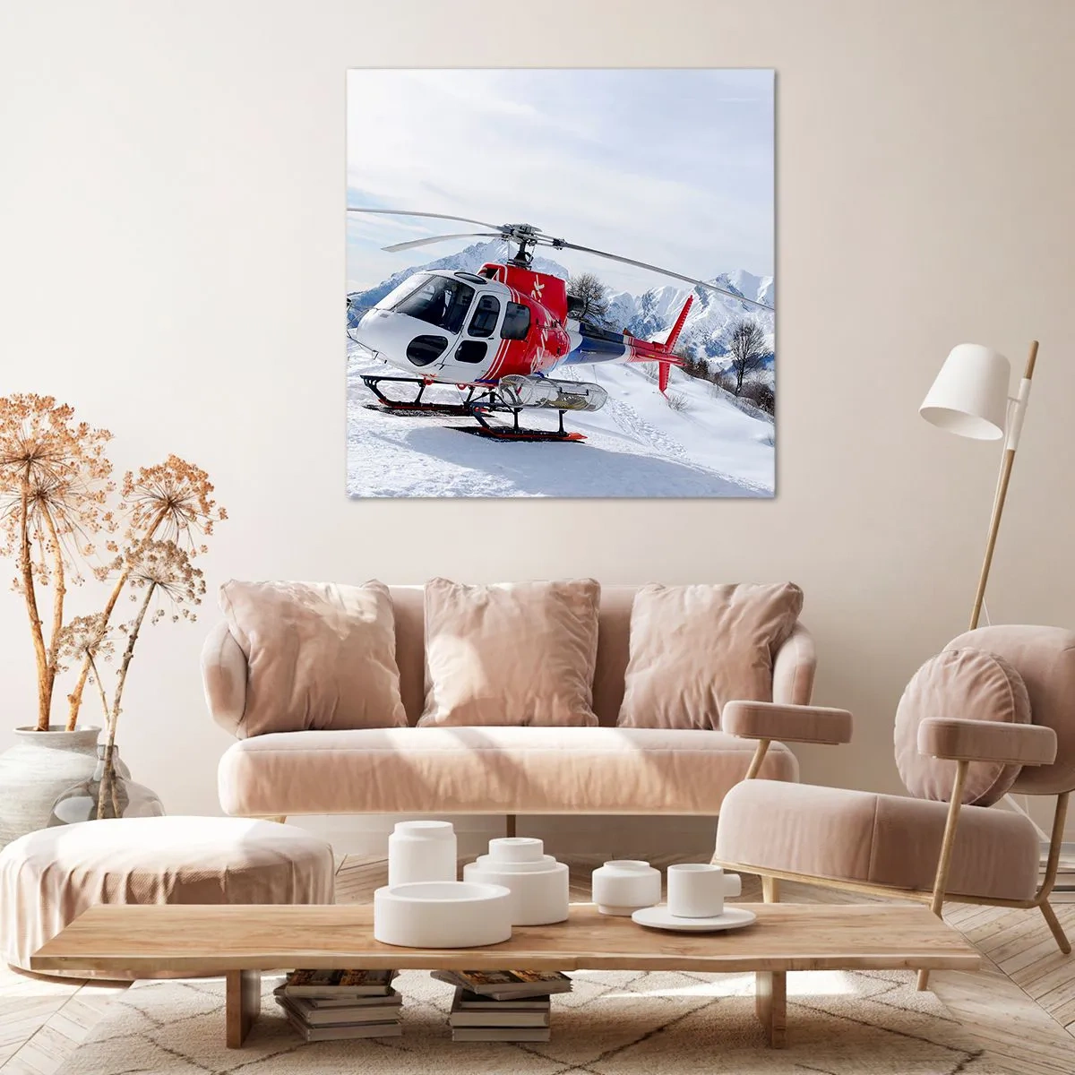 Impression sur toile - Image sur toile - Toujours prêt - 30x30 cm