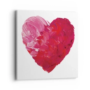 Impression sur toile - Image sur toile - All you need is love - 40x40 cm