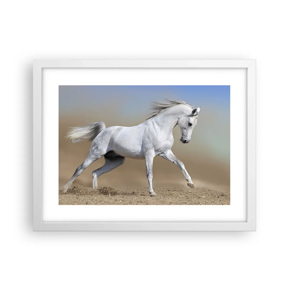 Affiche dans un cadre blanc - Poster - Le plus beau conte de fées arabe - 40x30 cm